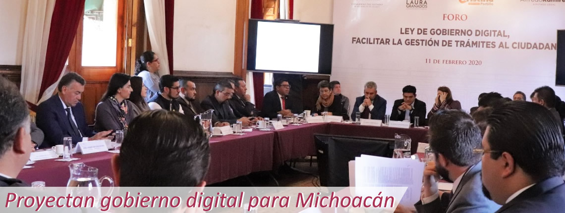 Proyectan gobierno digital para Michoacán